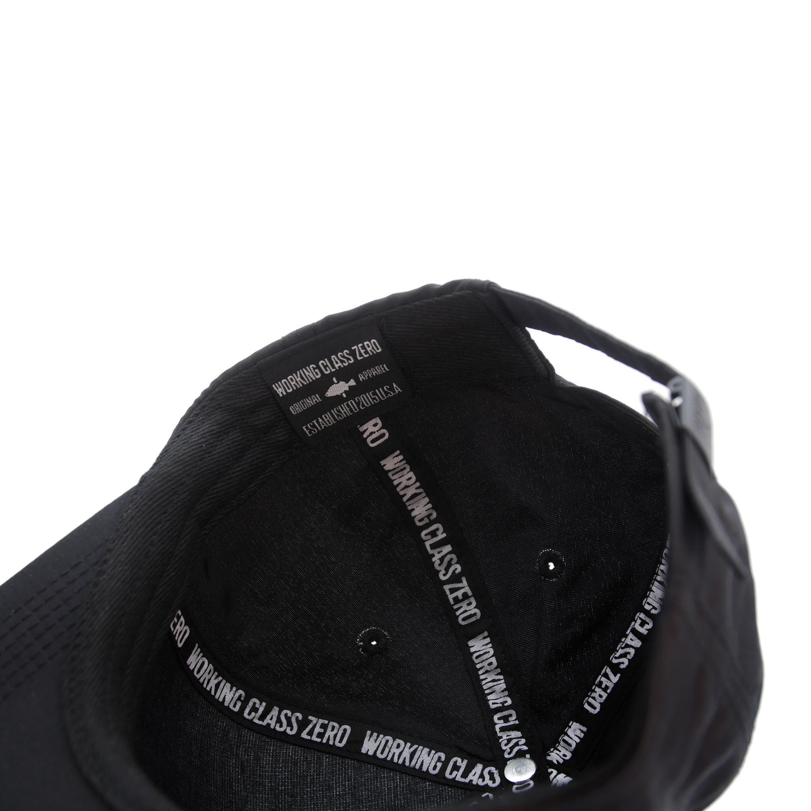 Working Class Zero キャップ WORKING CLASS ZERO — Standard Logo Taslan Hat ( BLACK )